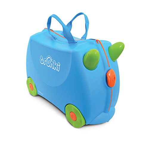 Trunki Maleta niño correpasillos y equipaje de mano infantil: Terrance (Azul)