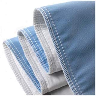 UNDERPAD – Máquina de lavar y de cama reutilizable, impermeable, muy absorbente, cuidado personal y Hospital Rated bajo Pad, 34' x 38', Azul, 1
