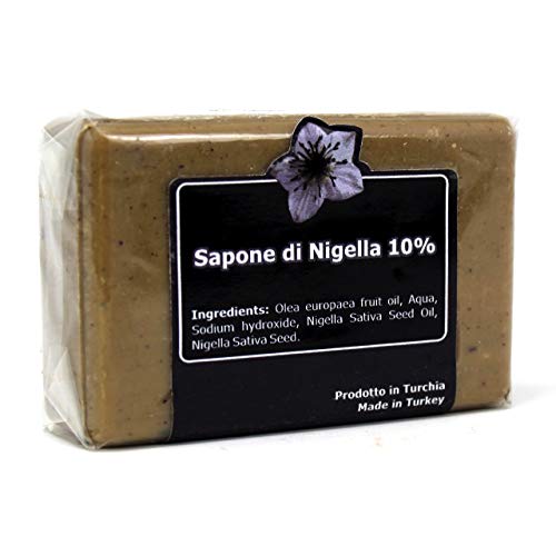 Jabón de Comino Negro (Nigella Sativa) 10% - Método tradicional: Aceite de Oliva y Aceite de Comino Negro - Eliminar impurezas cutáneas