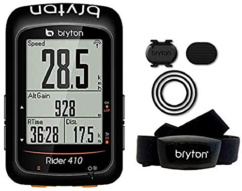 Bryton Rider 410T GPS Ciclismo, Negro, 2.3'