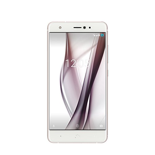 BQ Aquaris X - Smartphone de 5.2' (Nano SIM, Bluetooth 4.2, Octa Core 2.2 GHz, 32 GB de Memoria Interna, 3 GB de RAM, cámara de 16 MP, Android 7.1.1 Nougat) Blanco y Rosa