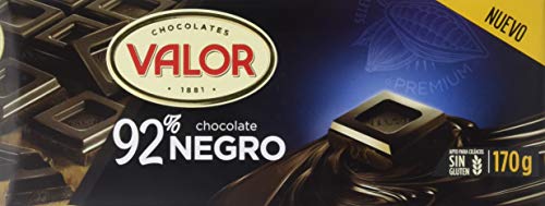 Valor, Chocolate Negro 92% cacao- 18 de 170 gr. (Total: 3060 gr.)