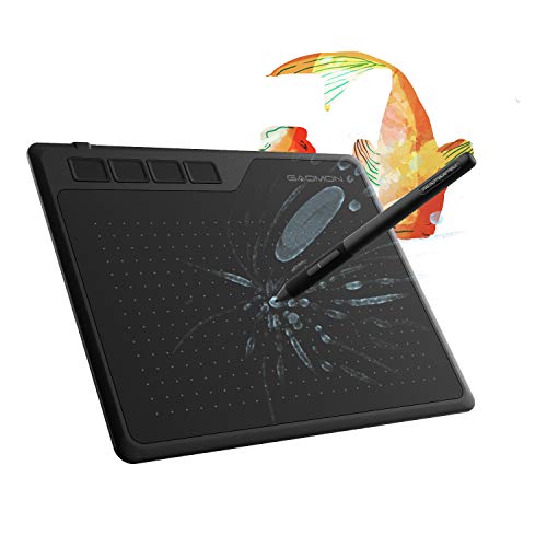 GAOMON S620 6,5 x 4 Pulgadas OSU Tableta Gráfica 8192 Niveles Presión para Dibujar