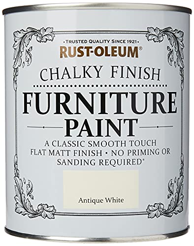 Rust-Oleum RO0070002G1 - Pintura De Chalky Finalizar Muebles - Blanco Antiguo - 750Ml