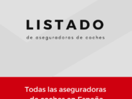 Listado de compañías de seguros de coche en España