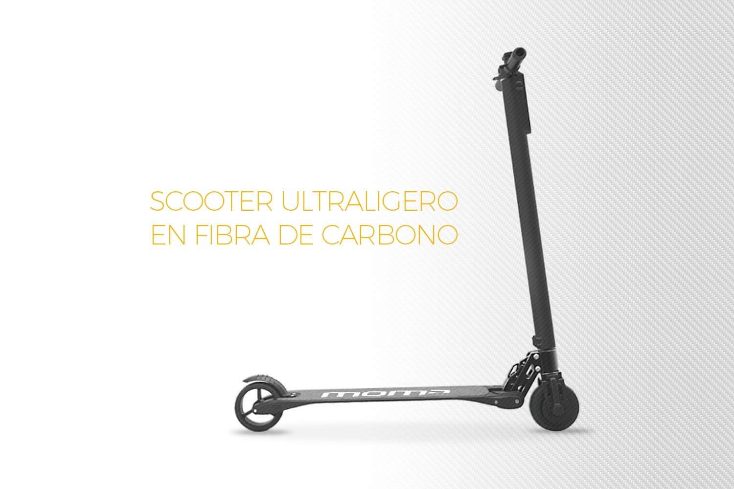 Patinete eléctrico Moma Bikes fibra de carbono