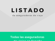 Listado de aseguradoras con seguros de viaje que hay en España – 2022