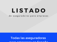 Listado de Aseguradoras para Empresas en España