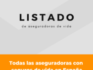 Listado de compañías de seguros de vida en España del 2025